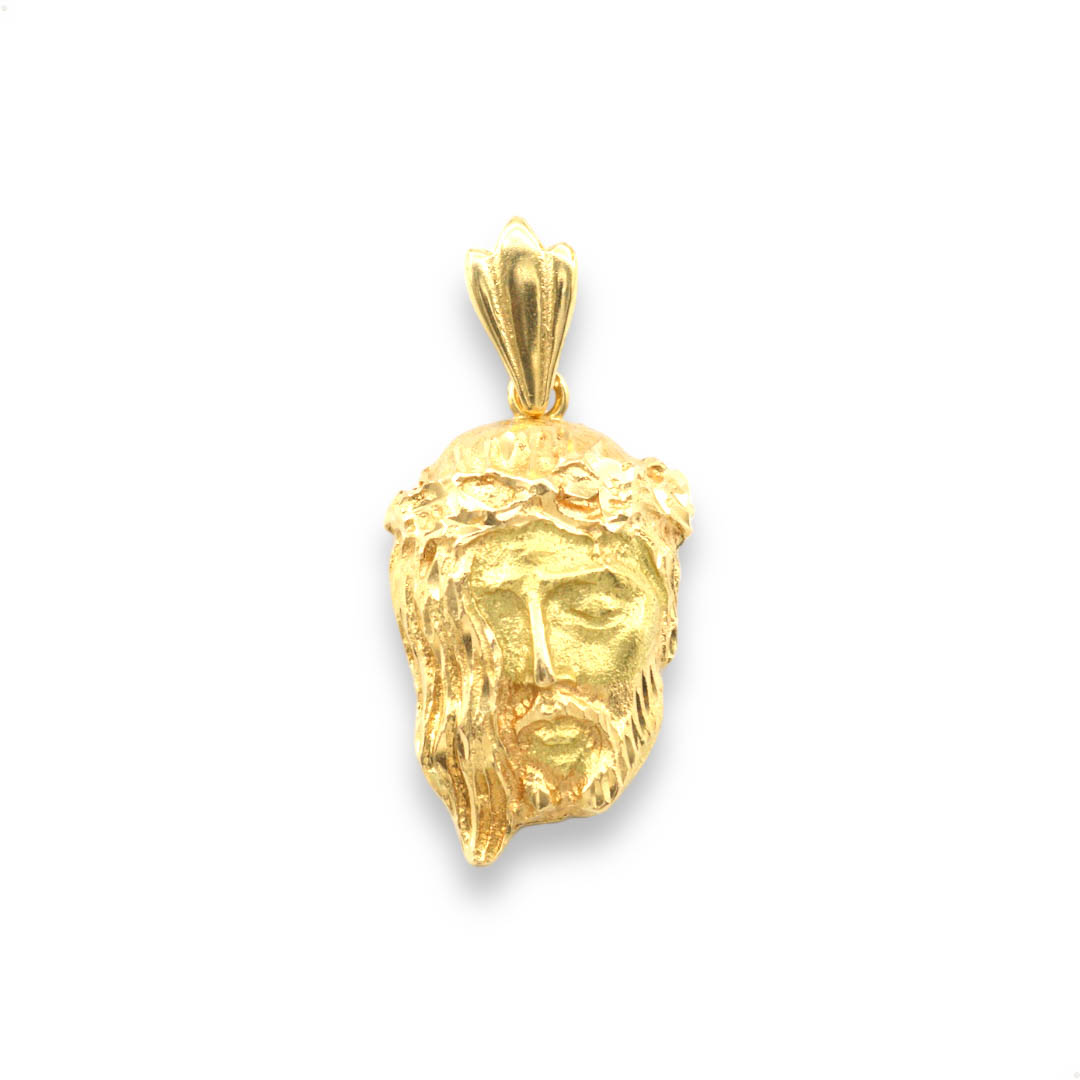 Cabeza De Cristo Oro 18kt Revaloro